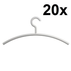 Hewi Kleiderb�gel 20er Set 570.1 97 Lichtgrau 20 St�ck Garderobenb�gel Grau