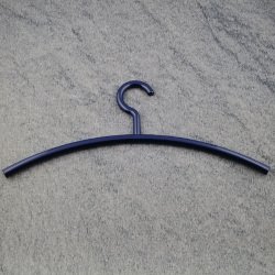 HEWI Kleiderb�gel 570.1 50 Stahlblau 450 mm Haken feststehend