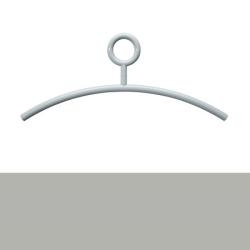 HEWI Kleiderb�gel 570.2 95 Felsgrau 450 mm �se feststehend