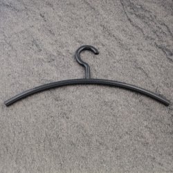 HEWI Kleiderb�gel 570.3 92 Anthrazitgrau 450 mm Haken drehbar