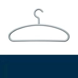 HEWI Kleiderb�gel 571.3 50 Stahlblau B�gel mit Steg Haken drehbar