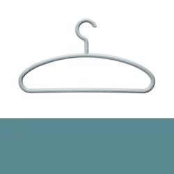 HEWI Kleiderb�gel 571.3 55 Aquablau B�gel mit Steg Haken drehbar