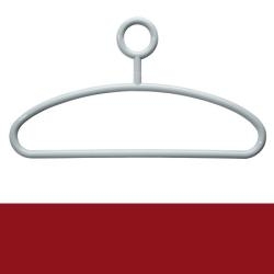 HEWI Kleiderb�gel 571.4 33 Rubinrot B�gel mit Hosensteg �se Hosenb�gel Rot