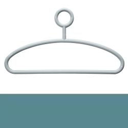 HEWI Kleiderb�gel 571.4 55 Aquablau B�gel mit Hosensteg �se Hosenb�gel Blau