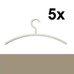 Hewi Kleiderb�gel 5er Set 570.1 86 Sand 5 St�ck B�gel Garderobenb�gel Beige