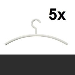 HEWI Kleiderb�gel 5er Set Anthrazitgrau Haken drehbar 570.3 92