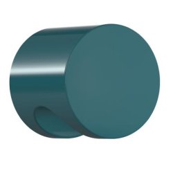 HEWI Möbelknopf Aquablau 557.55 55 Möbelgriff blau 55 x 44 mm Möbelknauf