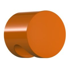 HEWI Möbelknopf Orange 557.23 24 Möbelgriff Orange 23 x 29 mm Möbelknauf