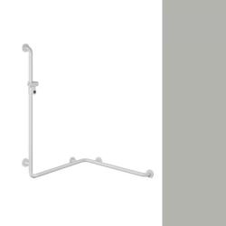 Hewi 801 Handlauf Felsgrau 801.35.210 95 mit Brausehalter f�r Wanne/ Dusche