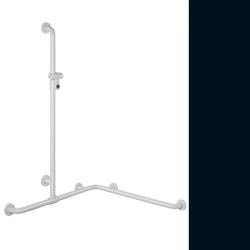 Hewi 801 Handlauf Tiefschwarz 801.35.310 90 mit Brausehalter f�r Dusche/ Wanne