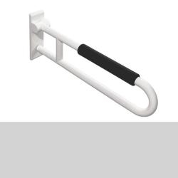 Hewi 801.50.121 97 St�tzklappgriff Lichtgrau 85 cm St�tzgriff Grau f�r Bad WC