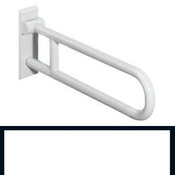 Hewi 801.50.126 98 St�tzklappgriff Signalweiss 85 cm St�tzgriff Weiss