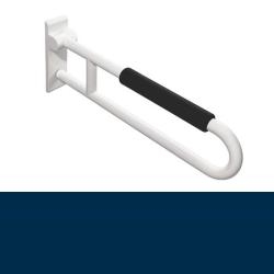 Hewi 801.50.201 50 St�tzklappgriff Stahlblau 60 cm St�tzgriff Blau