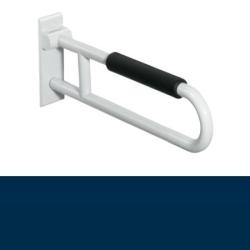 Hewi 801.50.131 50 St�tzklappgriff Stahlblau 90 cm St�tzgriff Blau