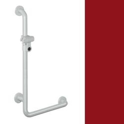 Hewi 801 Winkelgriff Rubinrot mit Brausehalter 801.33.210 33 rot