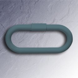 HEWI Handtuchring Aquablau schwenkbar 320 mm 477.09.300 55 Handtuchhalter Blau