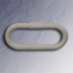 HEWI Handtuchring Lichtgrau schwenkbar 320 mm 477.09.300 97 Handtuchhalter grau