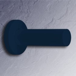 Hewi Serie 477 Reservepapierhalter mit Rosette Stahlblau 477.21.200 50 Blau