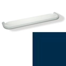 HEWI Serie 801 Ablage 600 mm Stahlblau 801.03.100 50 mit Kunststoffplatte weiss