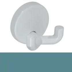 HEWI Serie 801 Doppelhaken 801.90.020 55 Aquablau Handtuchhaken 801.90.020