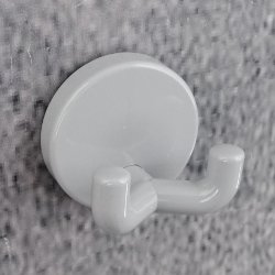 HEWI Serie 801 Doppelhaken Felsgrau 801.90.020 95 Handtuchhaken Grau 801.90.020