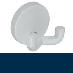 HEWI Serie 801 Doppelhaken 801.90.020 50 stahlblau Handtuchhaken 801.90.020
