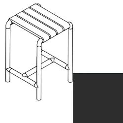 HEWI 801 Duschhocker 801.51.300 92 Anthrazitgrau 336 x 345 x 500 Hocker Grau