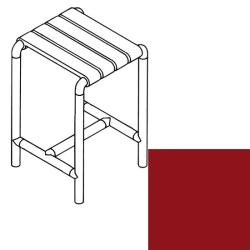 HEWI 801 Duschhocker 801.51.300 33 Rubinrot 336 x 345 x 500 Hocker Rot