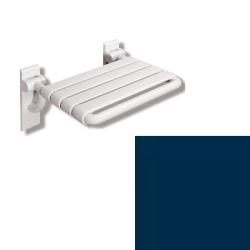 Hewi Serie 801 Klappsitz 801.51.210 50 Stahlblau Duschklappsitz Duschsitz Blau