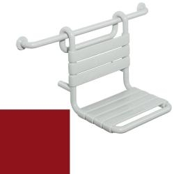HEWI Serie 801 Einh�ngesitz 345 x 480 mm Rubinrot 801.51.100 33 Duschsitz Rot