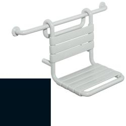 HEWI Serie 801 Einh�ngesitz 345 x 480 mm Tiefschwarz 801.51.100 90 Duschsitz