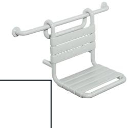 HEWI Serie 801 Einh�ngesitz 448 x 500 mm Signalweiss 801.51.110 98 Duschsitz