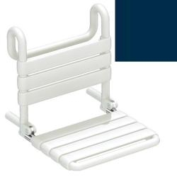 HEWI Serie 801 Einh�ngesitz klappbar Stahlblau 801.51.115 50 Duschsitz Blau