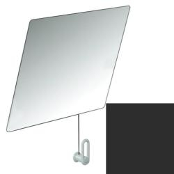HEWI Serie 801 Kippspiegel 600 x 540 mm Anthrazitgrau 801.01.100 92 mit Seil