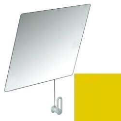 HEWI Serie 801 Kippspiegel 600 x 540 mm Senfgelb 801.01.100 18 mit Seil gelb