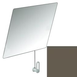 HEWI Serie 801 Kippspiegel 600 x 540 mm Umbra 801.01.100 84 mit Seil Braun