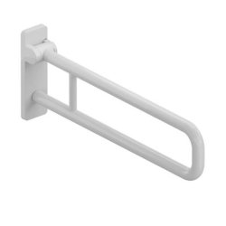 HEWI Serie 801 St�tzklappgriff 700 mm drehbar 801.50.116 97 lichtgrau Klappgriff