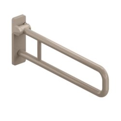 HEWI Serie 801 St�tzklappgriff Sand 700 mm drehbar 801.50.116 86 Klappgriff Beige