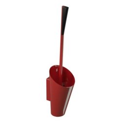 HEWI Serie 801 WC-B�rstengarnitur Rubinrot 801.20.100 33 WC-Garnitur Rot