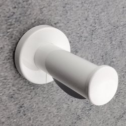 HEWI Serie 801 WC-Papierhalter Reinweiss mit Rollenbremse 801.21.300 99 Weiss
