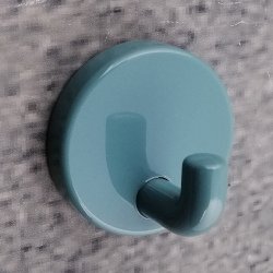 HEWI Serie 801 Wandhaken 30 mm Aquablau 801.90.010 55 Haken blau