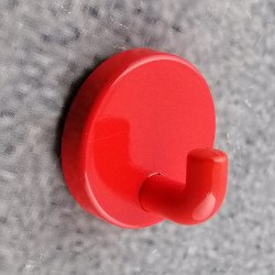 HEWI Serie 801 Wandhaken 30 mm Koralle 801.90.010 36 Haken rot