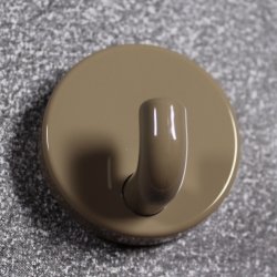 HEWI Serie 801 Wandhaken 30 mm Sand 801.90.010 86 Haken beige