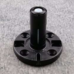 HEWI Spreizrosette 16618 Rosette f�r Duschvorhangstange Rohr 25x2 mm