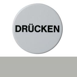 Hewi T�rsymbol DR�CKEN 711D 95 felsgrau aus Kunststoff