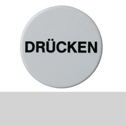 Hewi T�rsymbol DR�CKEN 711D 97 lichtgrau aus Kunststoff