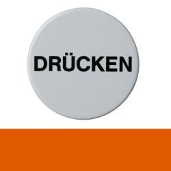 Hewi T�rsymbol DR�CKEN 711D 24 Orange Kunststoff Orange