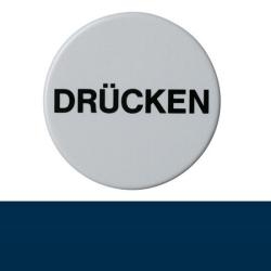 Hewi T�rsymbol DR�CKEN 711D 50 stahlblau aus Kunststoff