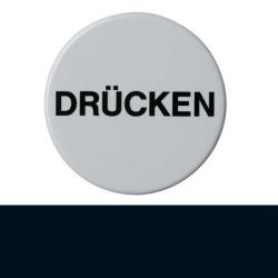 Hewi T�rsymbol DR�CKEN 711D 90 tiefschwarz aus Kunststoff