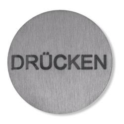 HEWI Symbol Edelstahl � 52 mm Dr�cken 711DXA selbstklebend